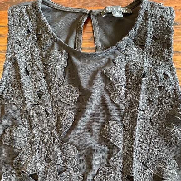 Black Mesh Bodysuit size Medium - Picture 10 of 11